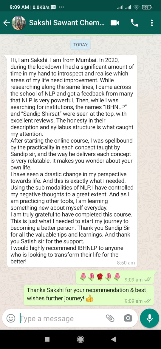 NLP_Training_Course_Feedback